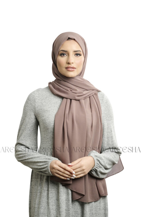 Mocha Chiffon Hijab