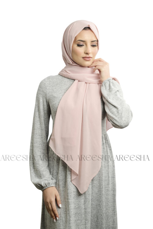 Baby Nude Chiffon Hijab