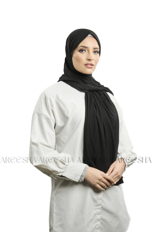 Black Jersey Hijab