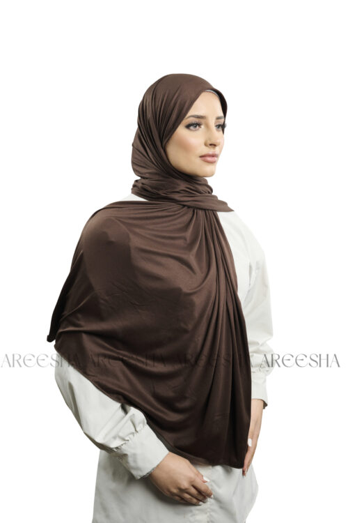 Brown Jersey Hijab