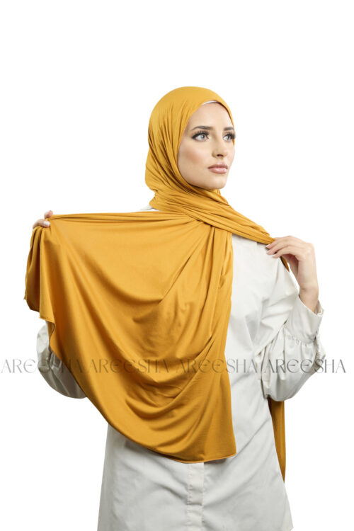 Mustard Jersey Hijab